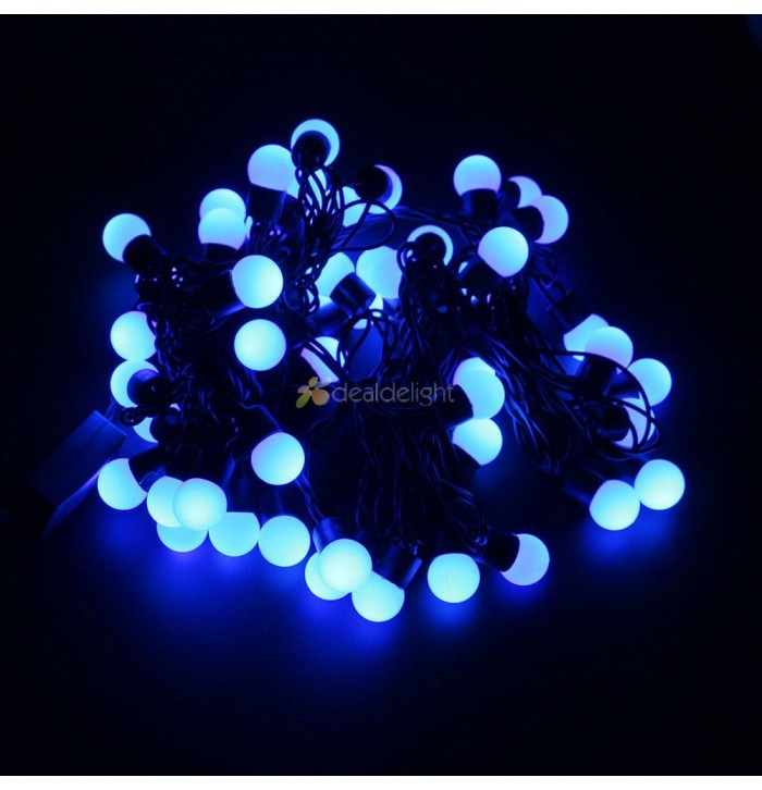 2 Guirnaldas de Luces Azules, Tira de Luces LED de 5M 50 con