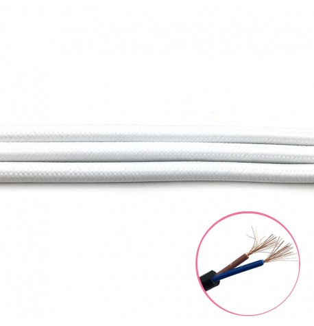 cable trenzado tela 2x0.75mm( vender a metro)  BALNCO
