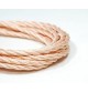 cable trenzado EXTIL tela 2x0.75mm( vender a metro)  COBRE