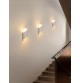 Aplique de pared LED blanco exterior 5w+5w  3000k ip65  aluminio