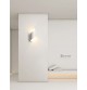 Aplique de pared LED blanco exterior 5w+5w  3000k ip65  aluminio