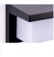 aolique de pared exterior negro 12w 3000k ip65