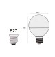 Pack 5 Bombillas Led E27 18W