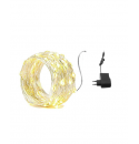 Cadena de luz led corriente 10M Exterior   3000k