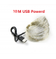 Cadena de luz led USB 10M Exterior