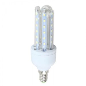 Bombilla Led 3 Tubos de Led 10W Rosca E14