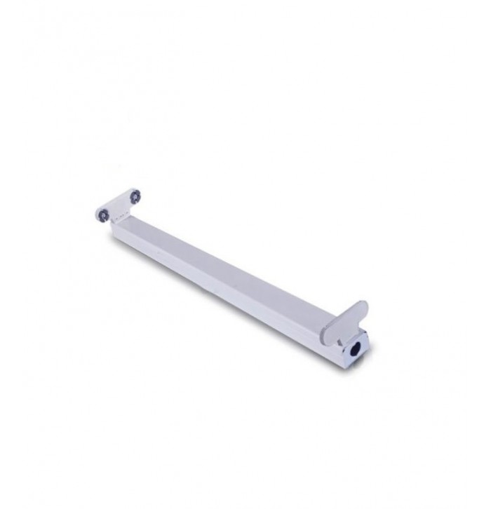 Regleta De Aluminio Para Tubo Led T8 120CM 2X18W