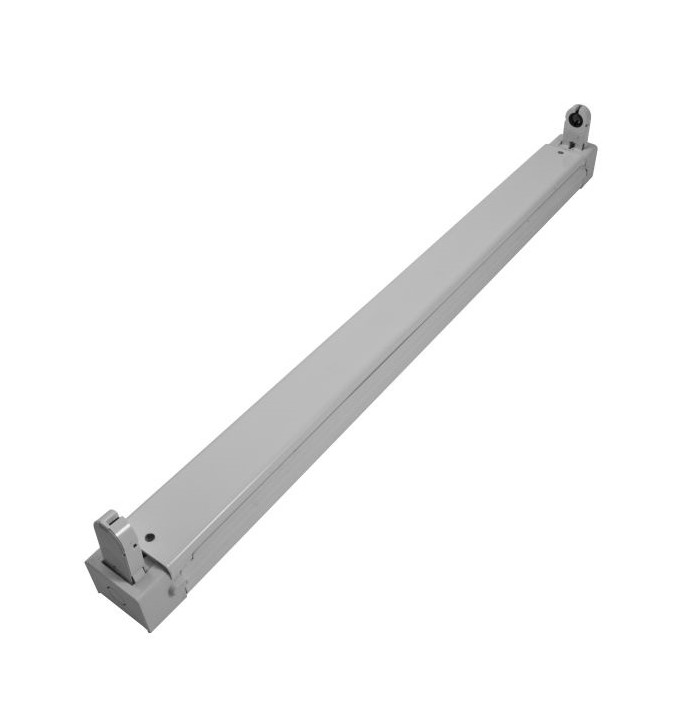 Regleta De Aluminio Para Tubo Led T8 60CM 1X9W