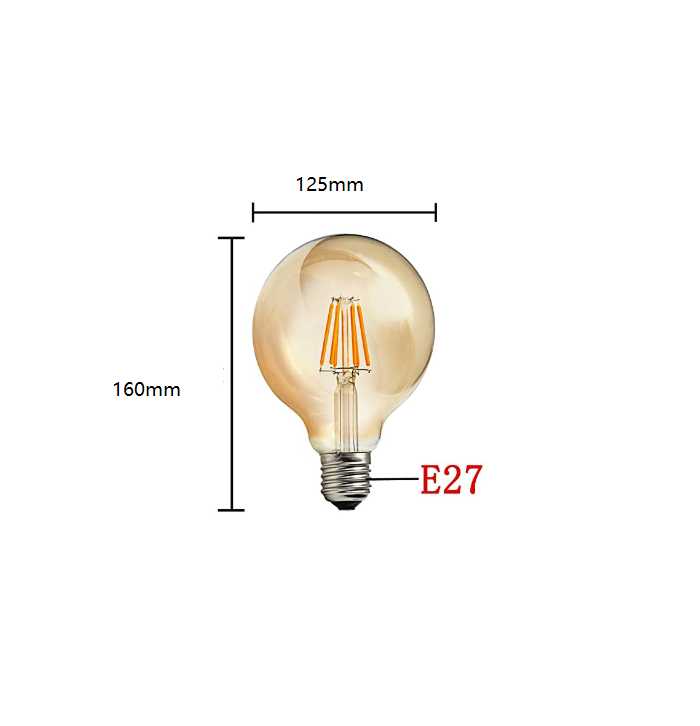 Bombilla Vintage Led Globo Pequeña E27