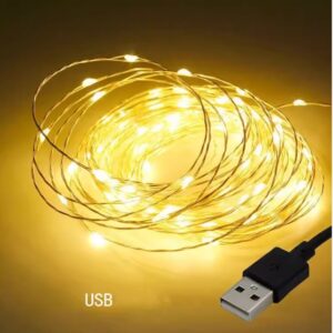 Cadena de luz led USB 10M Exterior