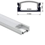 perfil aluminio superficiel para tira de led