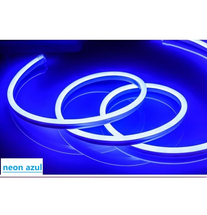 TIRA LED NEON 220V 9W (VENDA POR METROS) azul