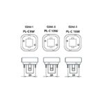 bombilla led G24d--1 PL-C 9W 6500K 2PIN
