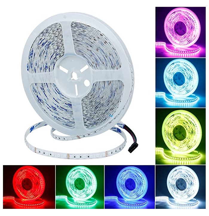 TIRA LED 24V RGB 3535 13W/M IP20 120D 8MM