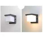 aolique de pared exterior negro 12w 3000k ip65