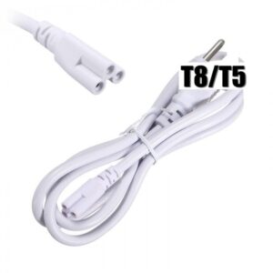 T5 T8 Conector de cable LED con enchufe sin interruptor . para tubo de luz LED T5 T8 Cable de extensión integrado