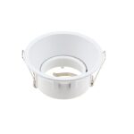 aro downlinht redondo blanco aluminio Orientable para bombilla led dicroica gu10/mr16 CORTE 82MM