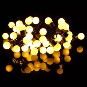 luces led multicolor guirnalda led bolas 230V 5M exterior
