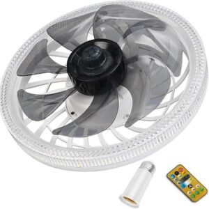 Ventilador Luz Techo E27  luz CCT 40W  con mando