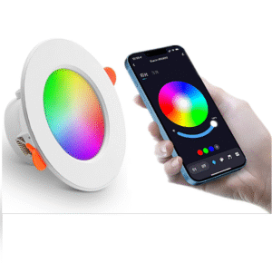 foco empotrar  RGBCW  10w con WIFI  tuya