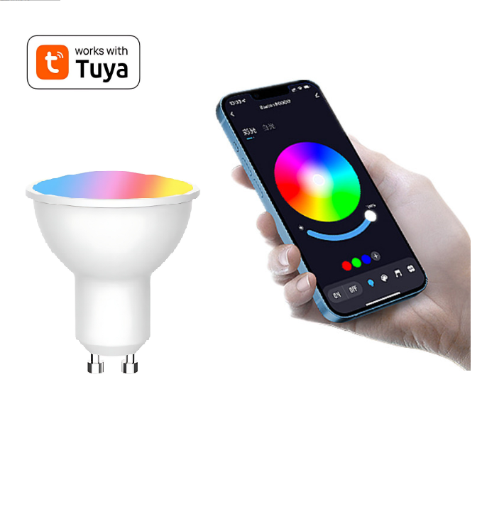 bombilla led WIFI  GU10  RGBCCT  tuya