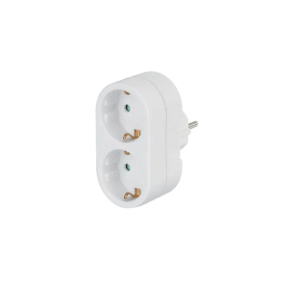 Ladrón enchufe  ADAPTADOR DE 2 TOMAS  16A 250V
