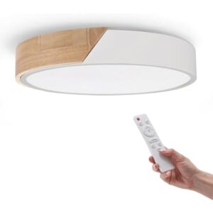 Plafon Madera 36w 40cm CCT con mando