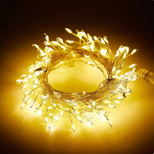 luces navidad exterior luz calida  3metros  400leds  corriente