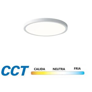 plafon redondo  fino 24w CCT  30cm  Marco blanco