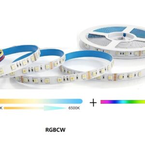 tira led 24V RGBCW   RGBCCT  10metros  SMD5050  12MM  19W/M