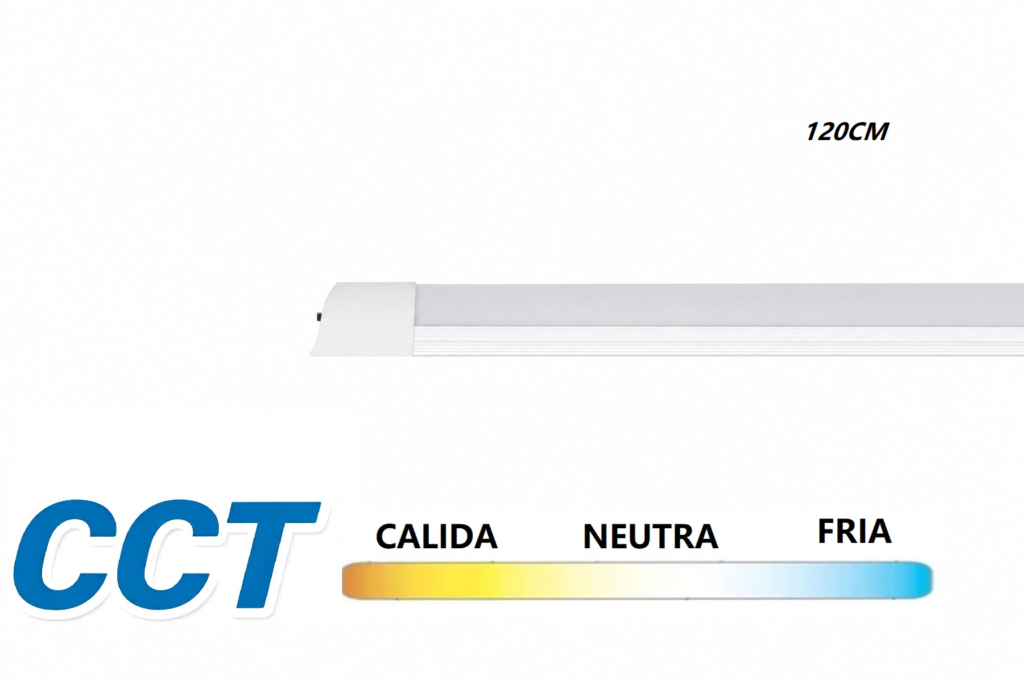 pantalla led/ regleta led  1250cm 400w 3CCT ajustable 6500k 4000k 3000k  3600LM