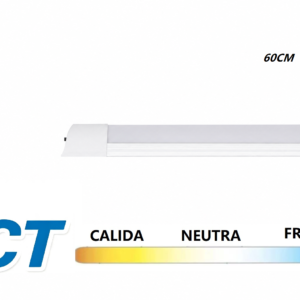 pantalla led/ regleta led 60cm 20w 3CCT ajustable 6500k 4000k 3000k 1800LM