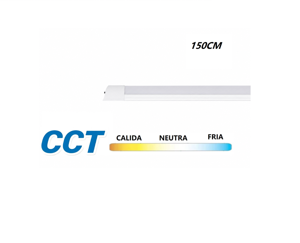 pantalla led/ regleta led 150cm 50w 3CCT ajustable 6500k 4000k 3000k 4500LM