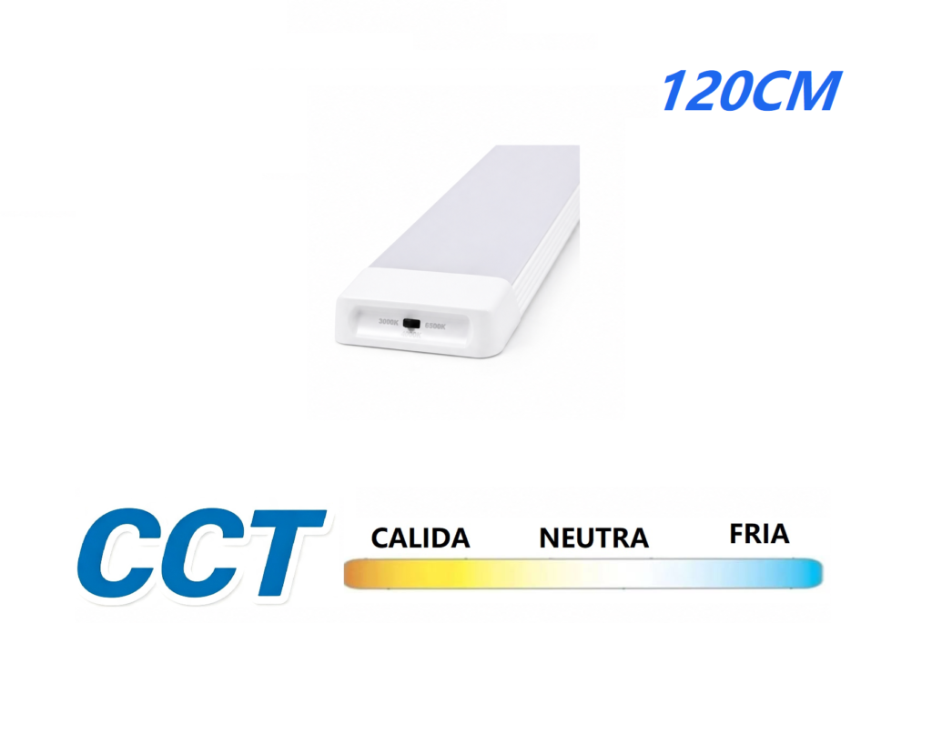 pantalla led / regleta led 3CCT 120CM 6500K 4000K 3000K  6480LM